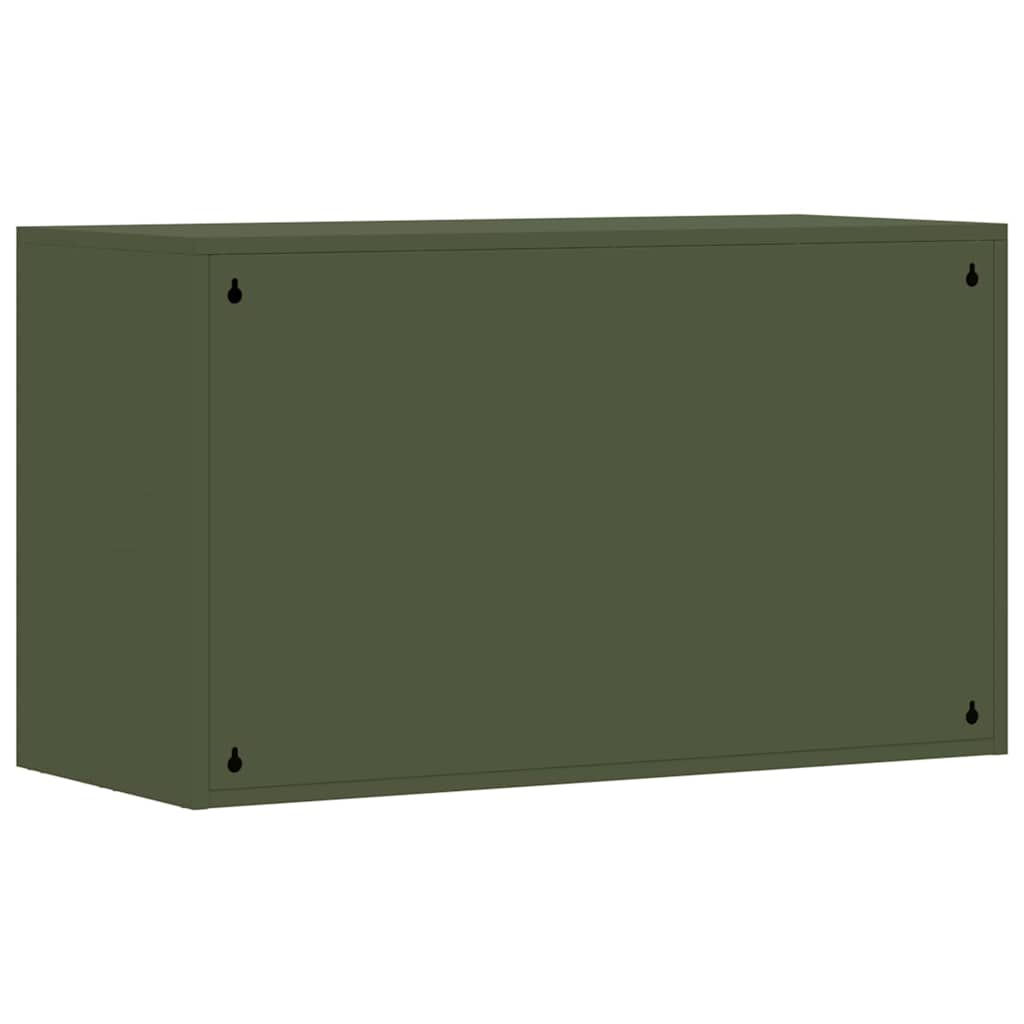 Armoire murale pour garage Vert olive 90 x 40 x 53 cm - XIOS