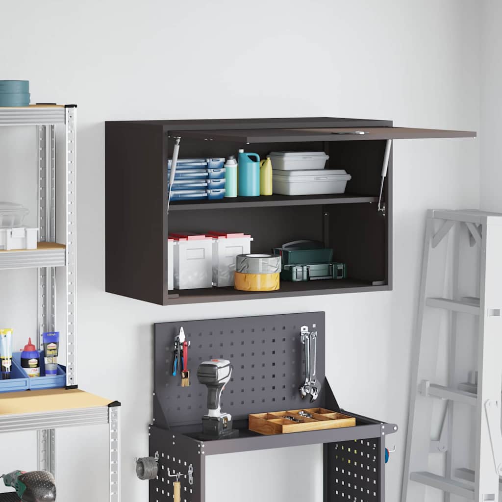 Armoire murale pour garage Noir 80 x 40 x 53 cm - XIOS