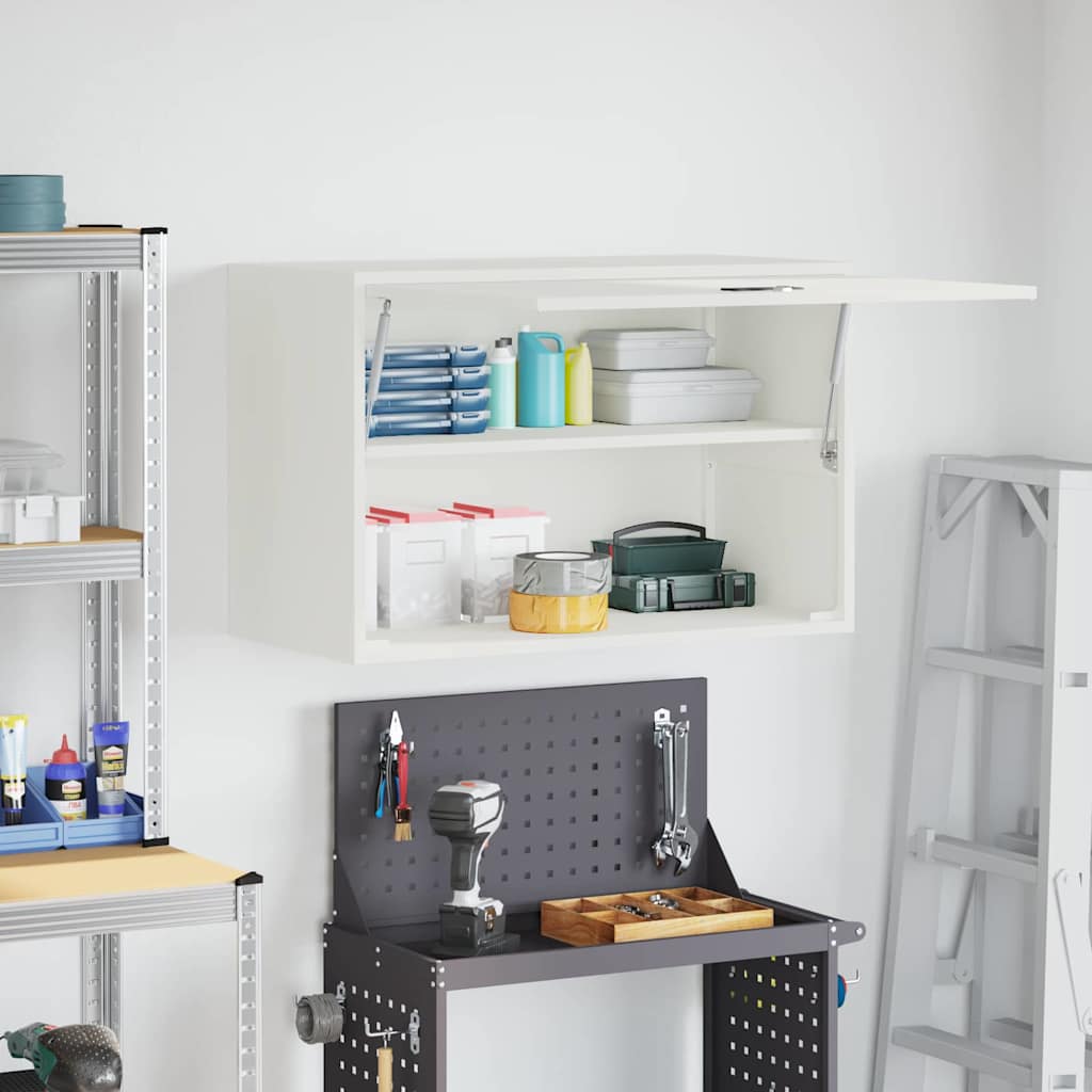 Armoire murale pour garage Blanc 80 x 40 x 53 cm - XIOS