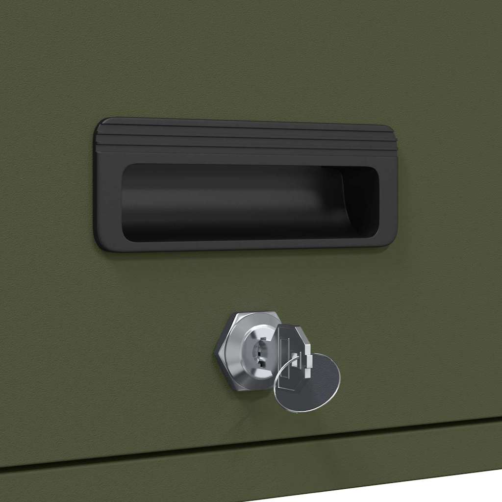 Armoire murale pour garage Vert olive 80 x 40 x 53 cm - XIOS