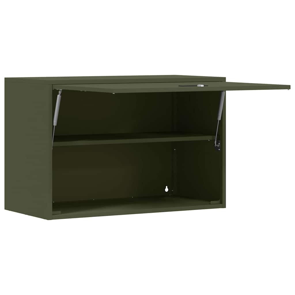 Armoire murale pour garage Vert olive 80 x 40 x 53 cm - XIOS