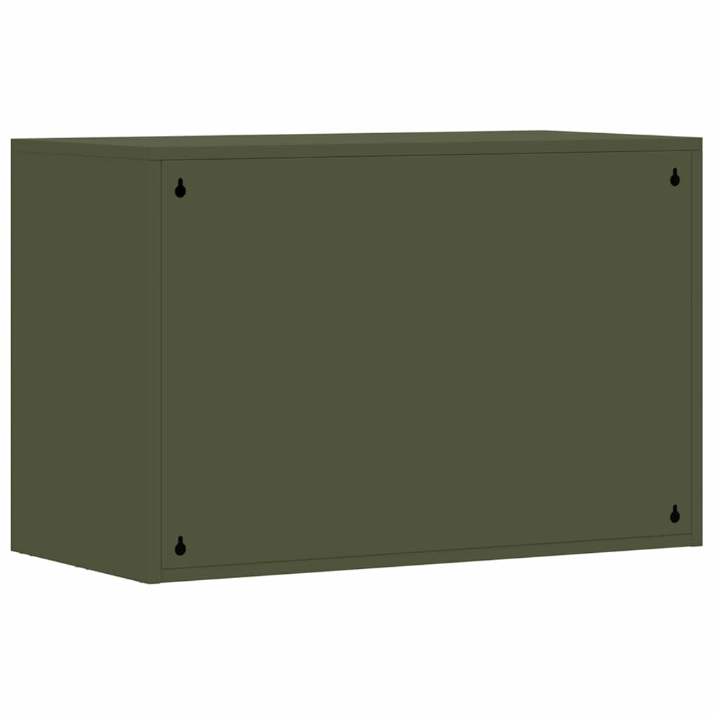 Armoire murale pour garage Vert olive 80 x 40 x 53 cm - XIOS