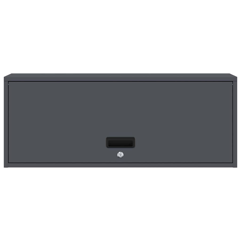 Armoire murale pour garage Anthracite 90 x 33 x 35 cm - XIOS