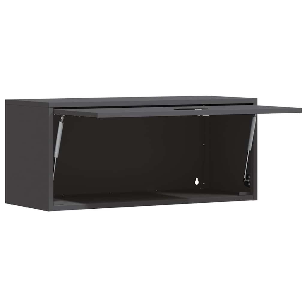 Armoire murale pour garage Noir 80 x 33 x 35 cm - XIOS