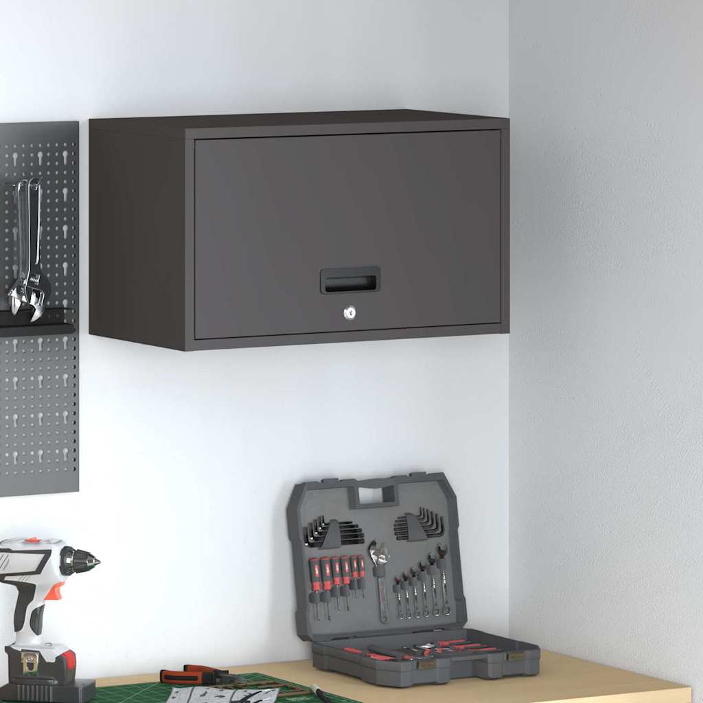 Armoire murale pour garage Noir 60 x 33 x 35 cm - XIOS