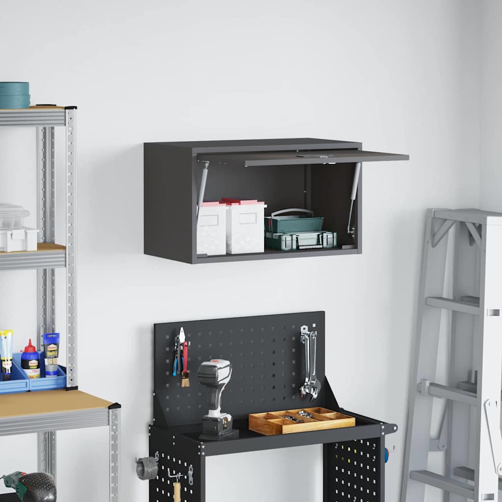 Armoire murale pour garage Noir 60 x 33 x 35 cm - XIOS