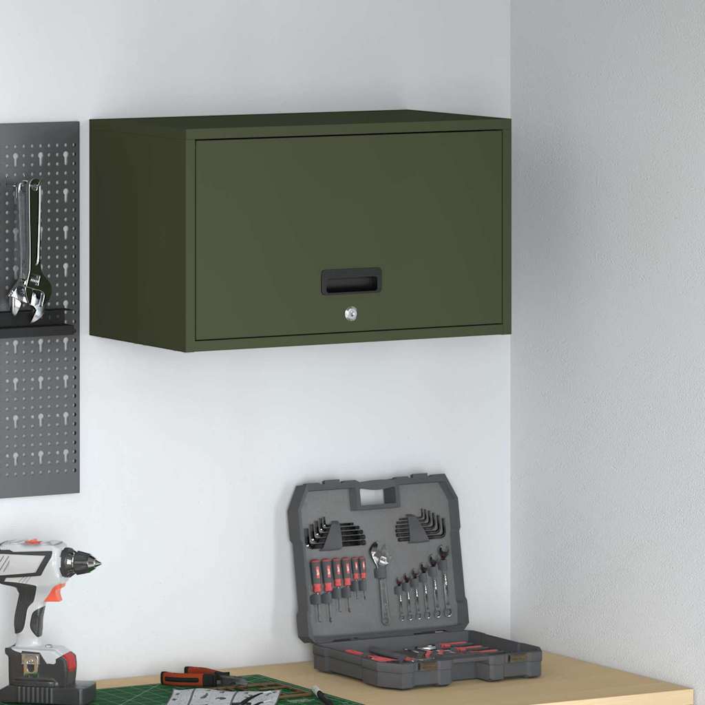 Armoire murale pour garage Vert olive 60 x 33 x 35 cm - XIOS