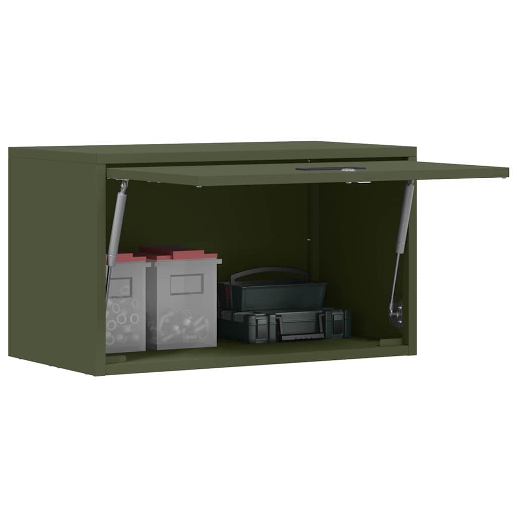 Armoire murale pour garage Vert olive 60 x 33 x 35 cm - XIOS