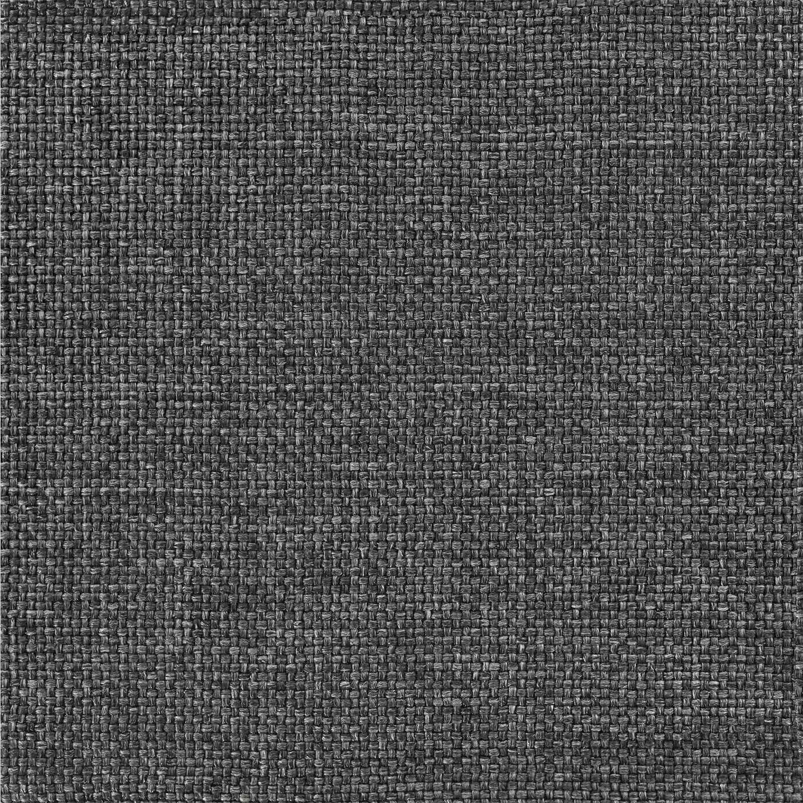 Cadre de lit avec tête de lit rembourrée Gris foncé