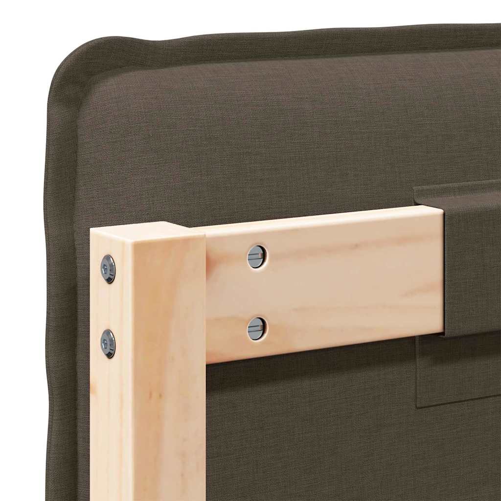 Tête de lit capitonnée Gris Naturel et Clair 180 cm Pin massif - XIOS