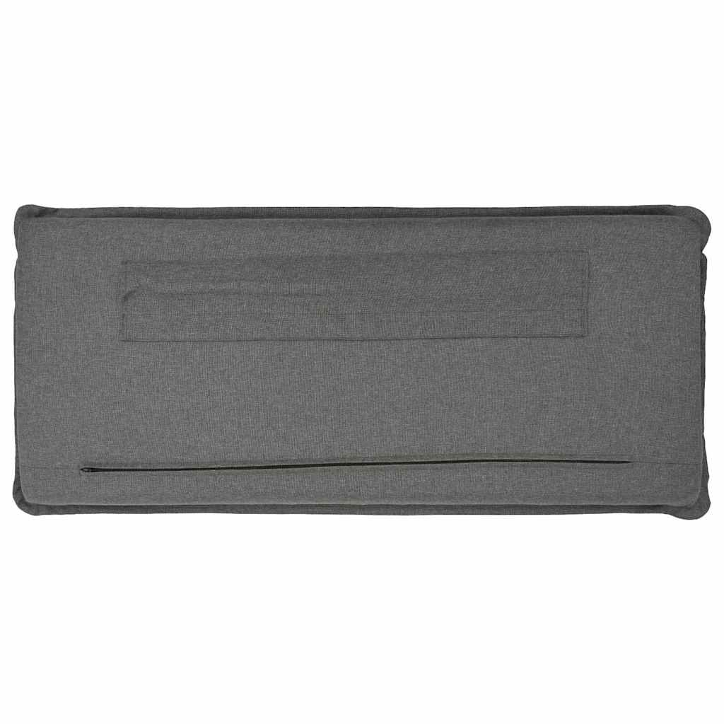 Tête de lit capitonnée Gris Naturel et Clair 150 cm Pin massif - XIOS