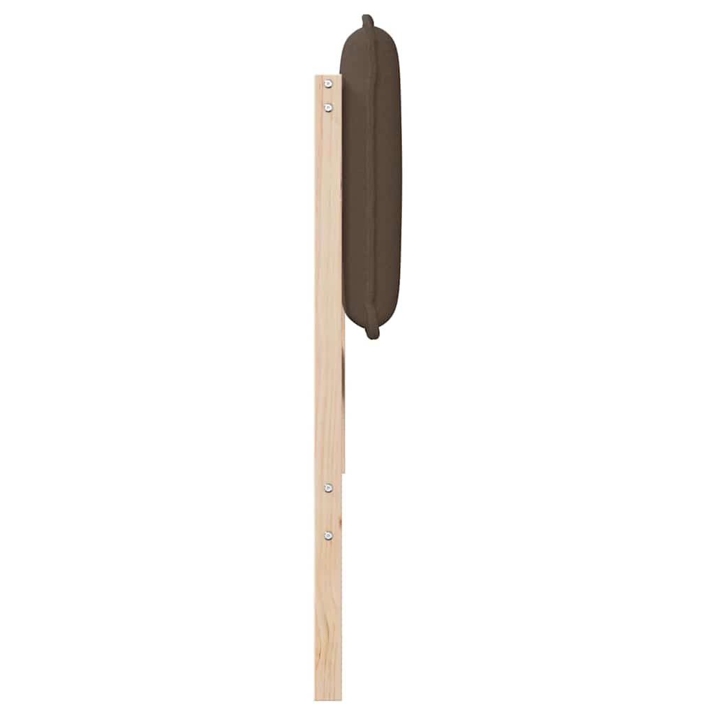 Tête de lit capitonnée Gris Naturel et Clair 150 cm Pin massif - XIOS