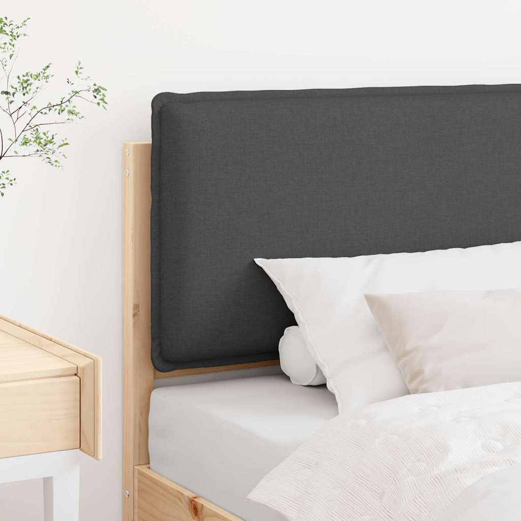 Tête de lit capitonnée Gris Naturel et Foncé 100 cm Pin massif - XIOS