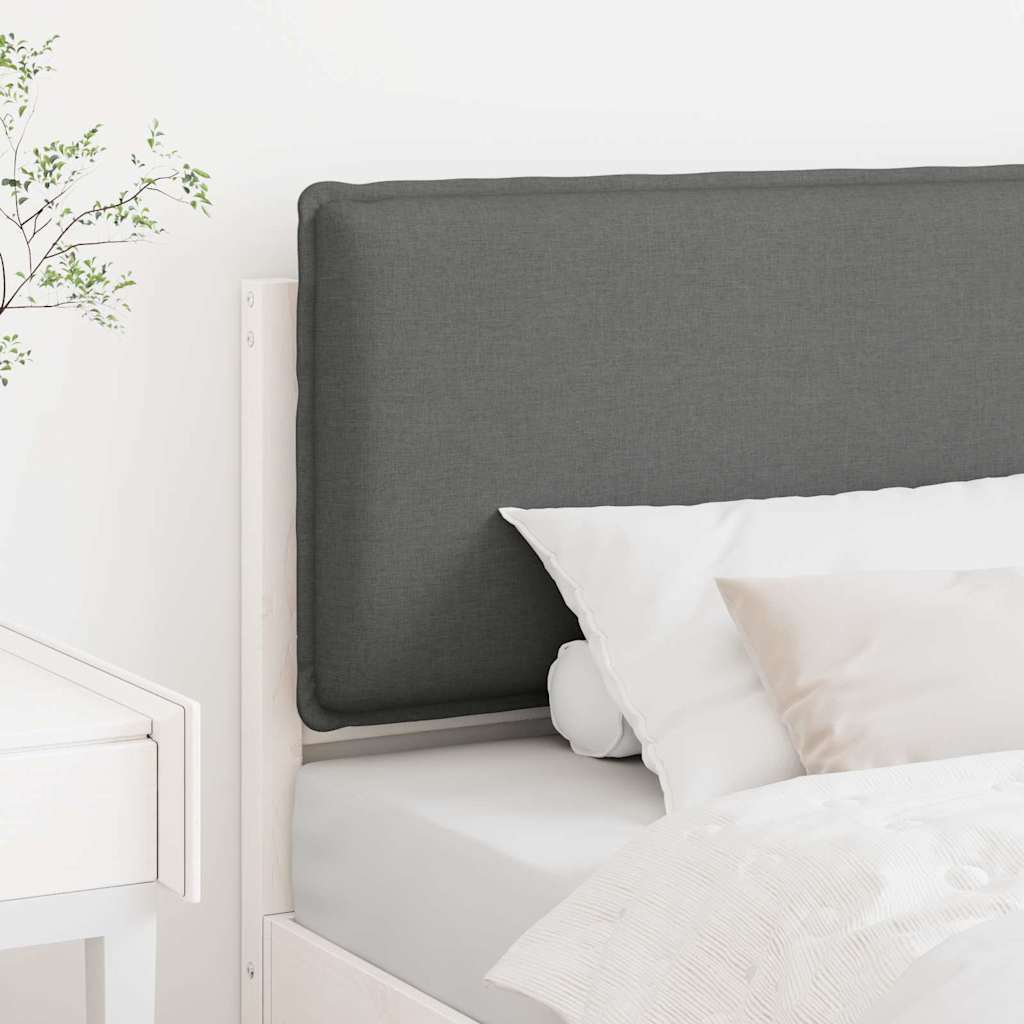 Tête de lit capitonnée Blanc et gris clair 100 cm Pin massif - XIOS