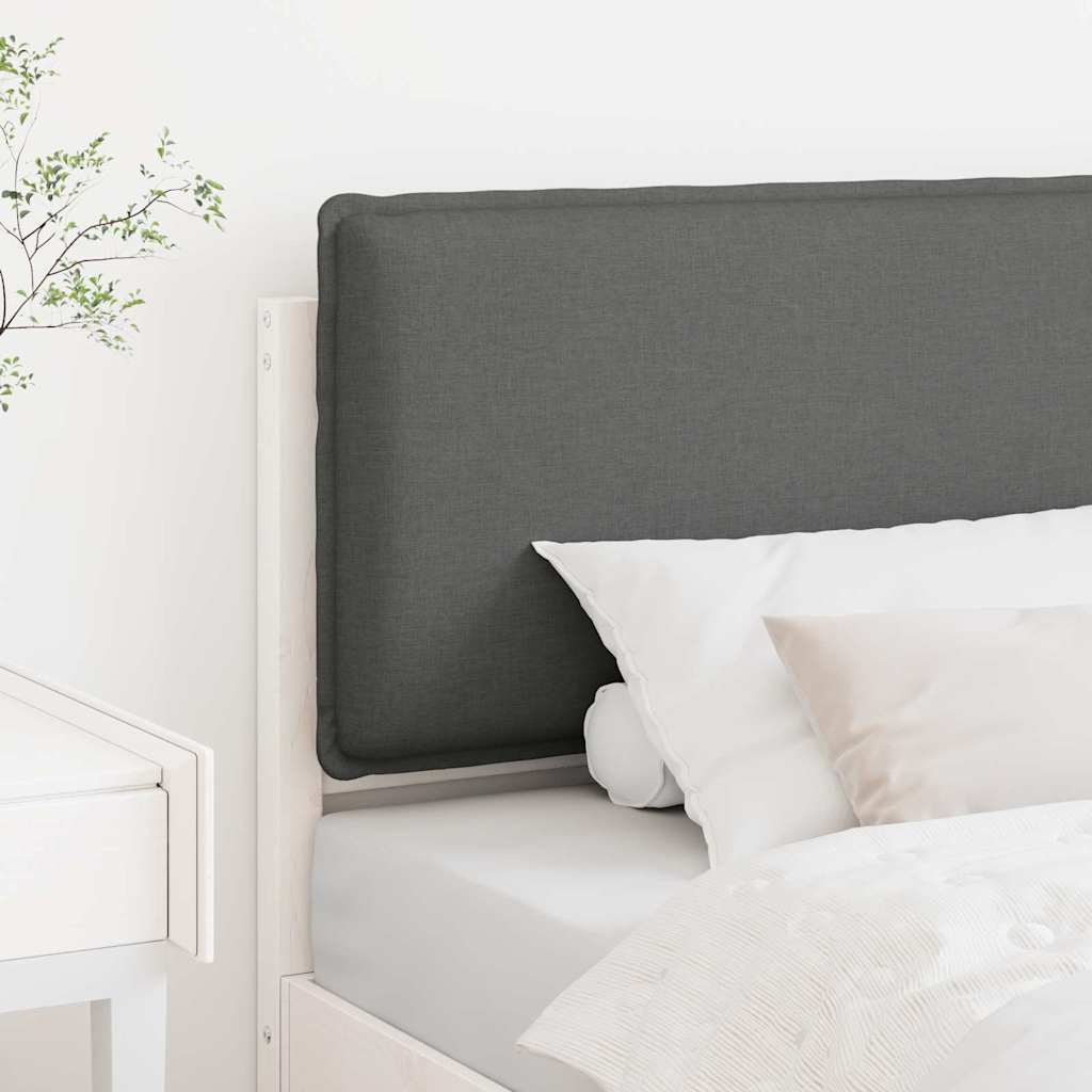 Tête de lit capitonnée Blanc et gris clair 100 cm Pin massif - XIOS