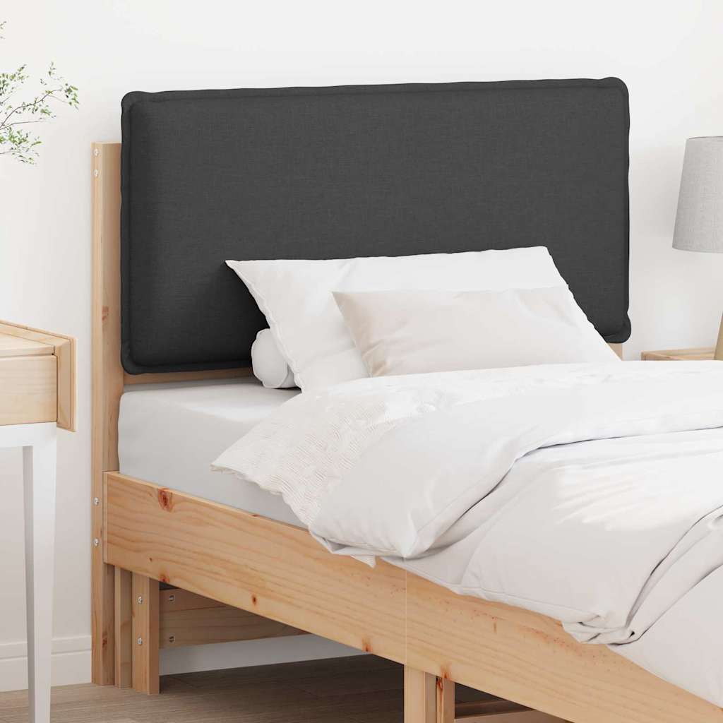 Tête de lit capitonnée Gris Naturel et Foncé 90 cm Pin massif - XIOS