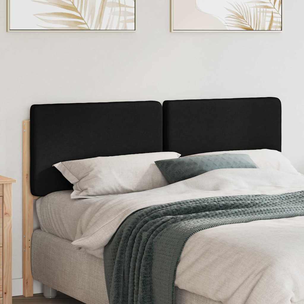 Tête de lit capitonnée Marron et Noir 135 cm Pin massif - XIOS