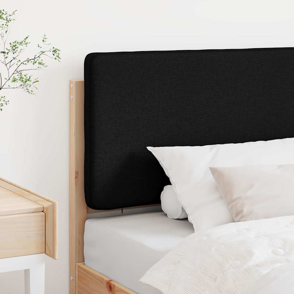 Tête de lit capitonnée Marron et Noir 80 cm Pin massif - XIOS