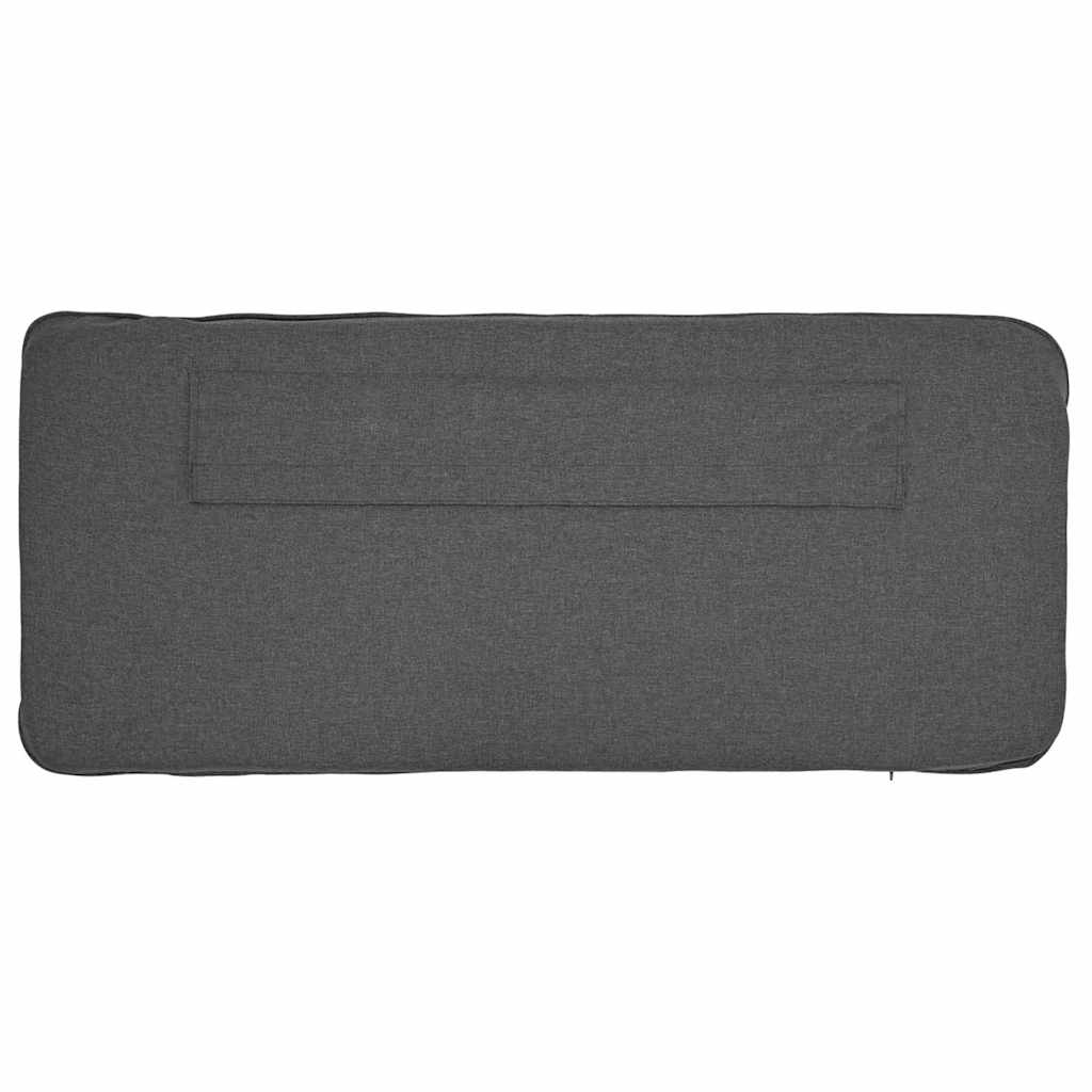 Tête de lit capitonnée Brun et gris foncé 140 cm Pin massif - XIOS
