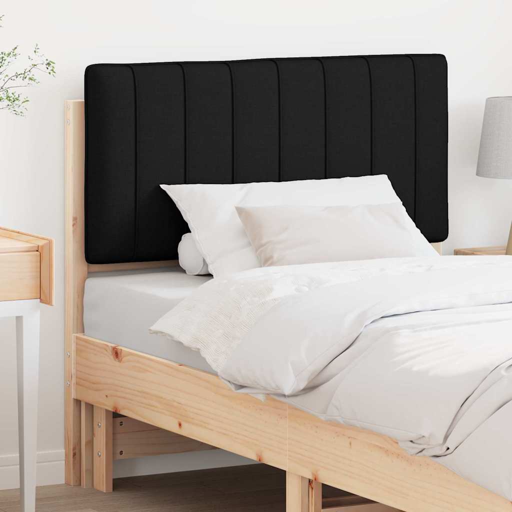Tête de lit capitonnée Marron et Noir 90 cm Pin massif - XIOS