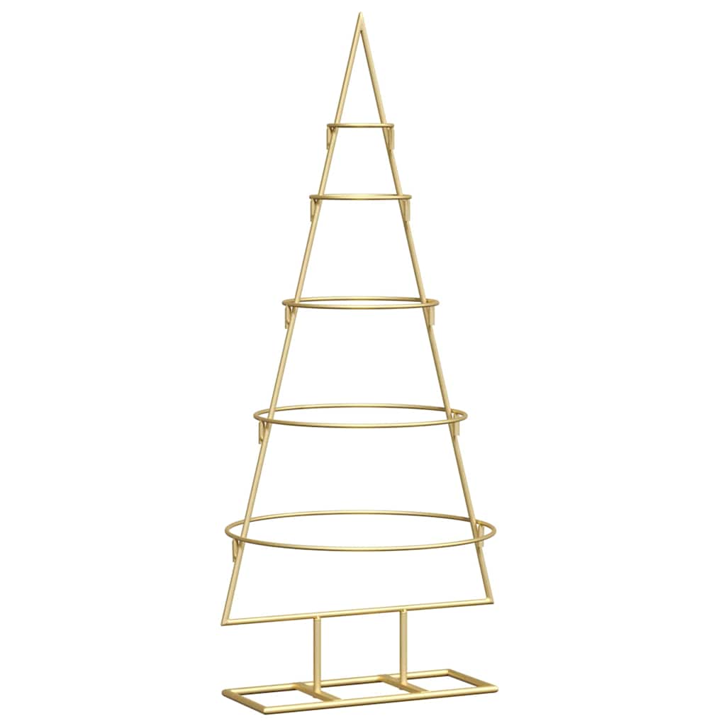 Arbre de Noël en métal Doré 90 cm Acier peint par poudre - XIOS