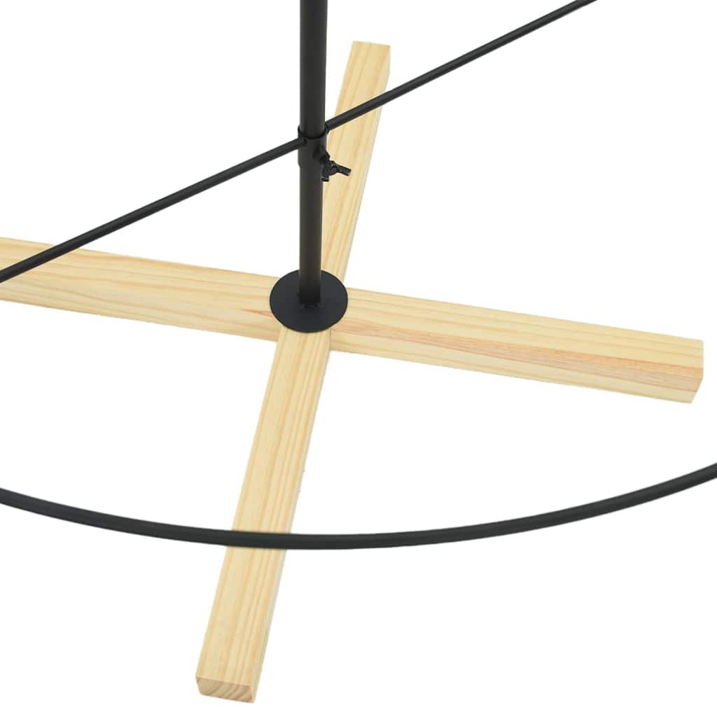 Arbre en cône de Noël avec support Noir 180 cm Acier - XIOS