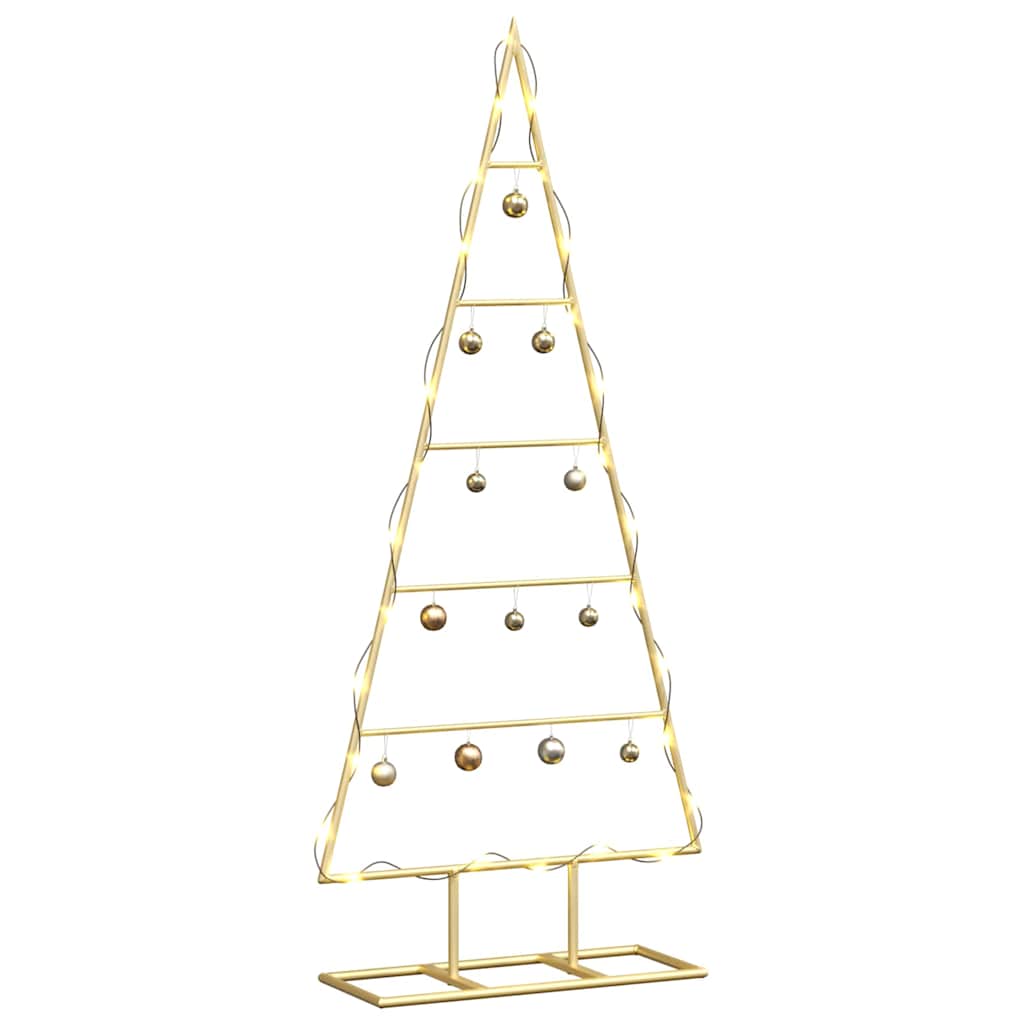 Arbre de Noël en métal Doré 90 cm Acier peint par poudre - XIOS