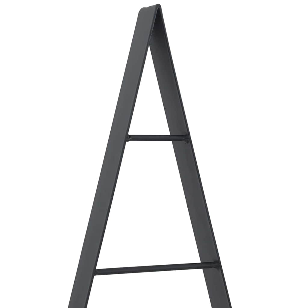 Arbre de Noël en métal avec support Noir 125,5 cm Acier - XIOS