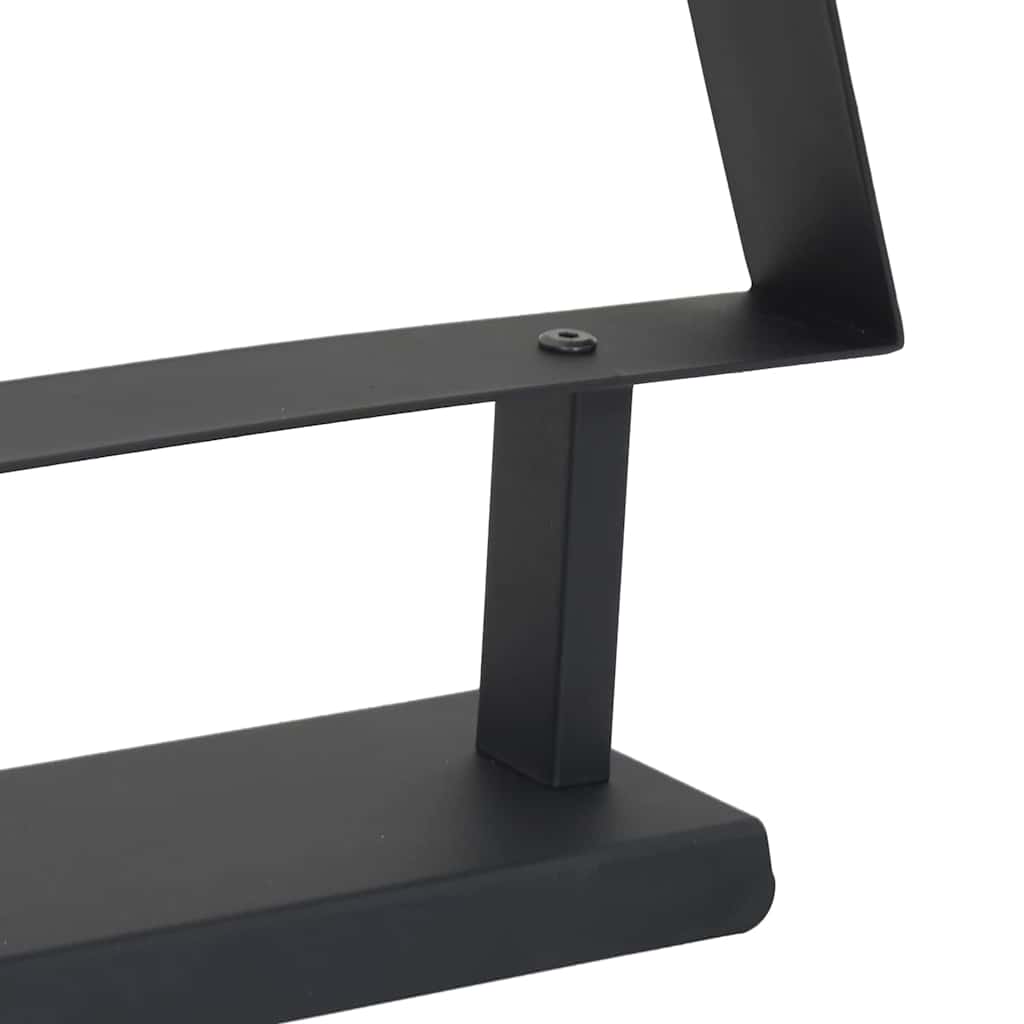 Arbre de Noël en métal avec support Noir 125,5 cm Acier - XIOS