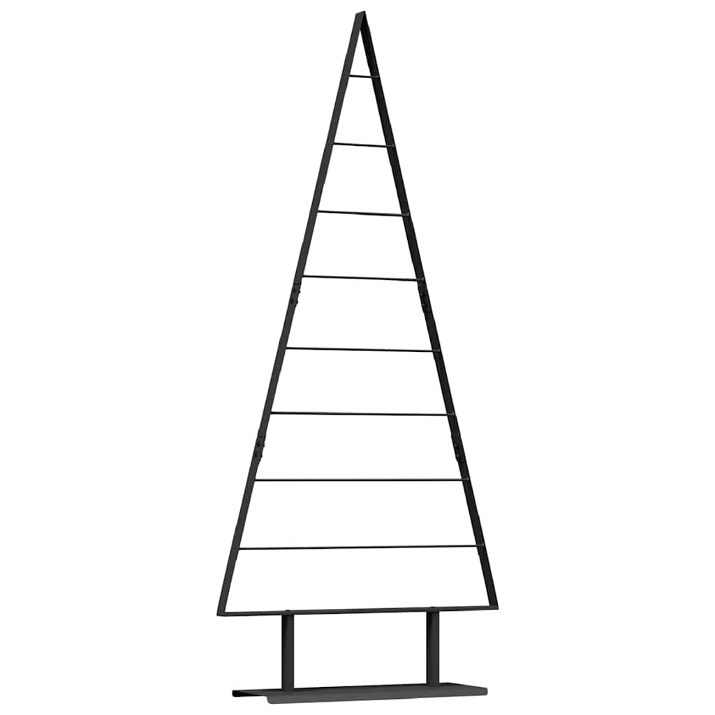 Arbre de Noël en métal avec support Noir 180 cm Acier - XIOS