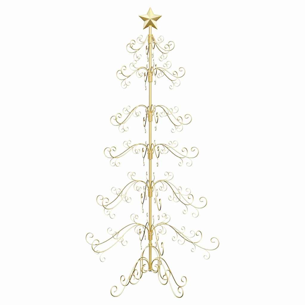 Arbre de Noël en métal Doré 180 cm Acier peint par poudre - XIOS