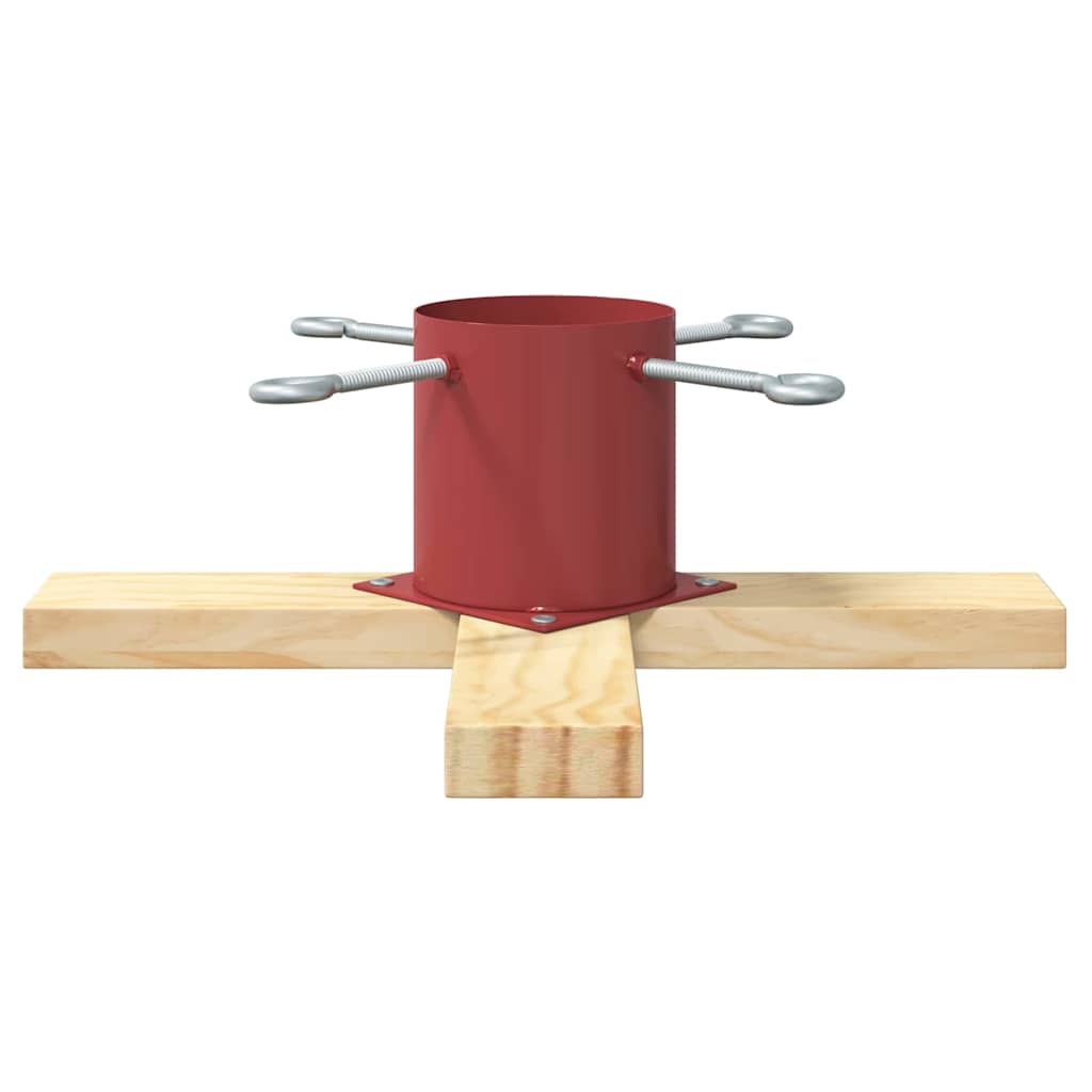 Pied de Sapin de Noël 1.73 Rouge 50 x 50 x 16 cm Pin massif - XIOS