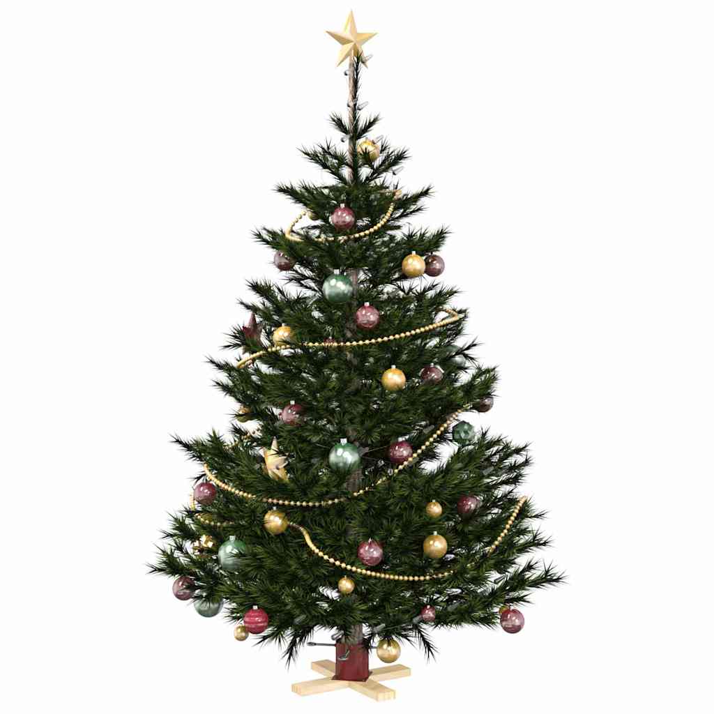 Pied de Sapin de Noël 1.73 Rouge 50 x 50 x 16 cm Pin massif - XIOS