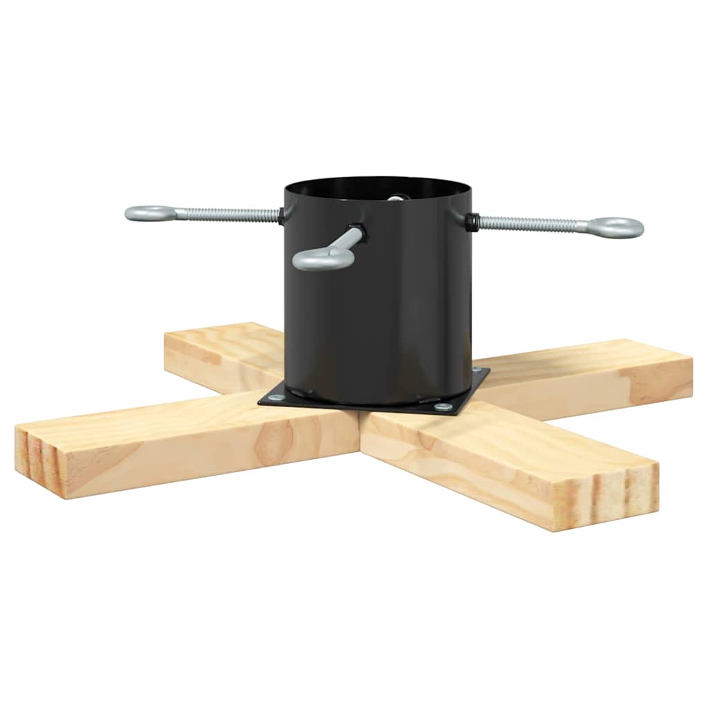 Pied de Sapin de Noël 1.73 Noir 50 x 50 x 16 cm Pin massif - XIOS