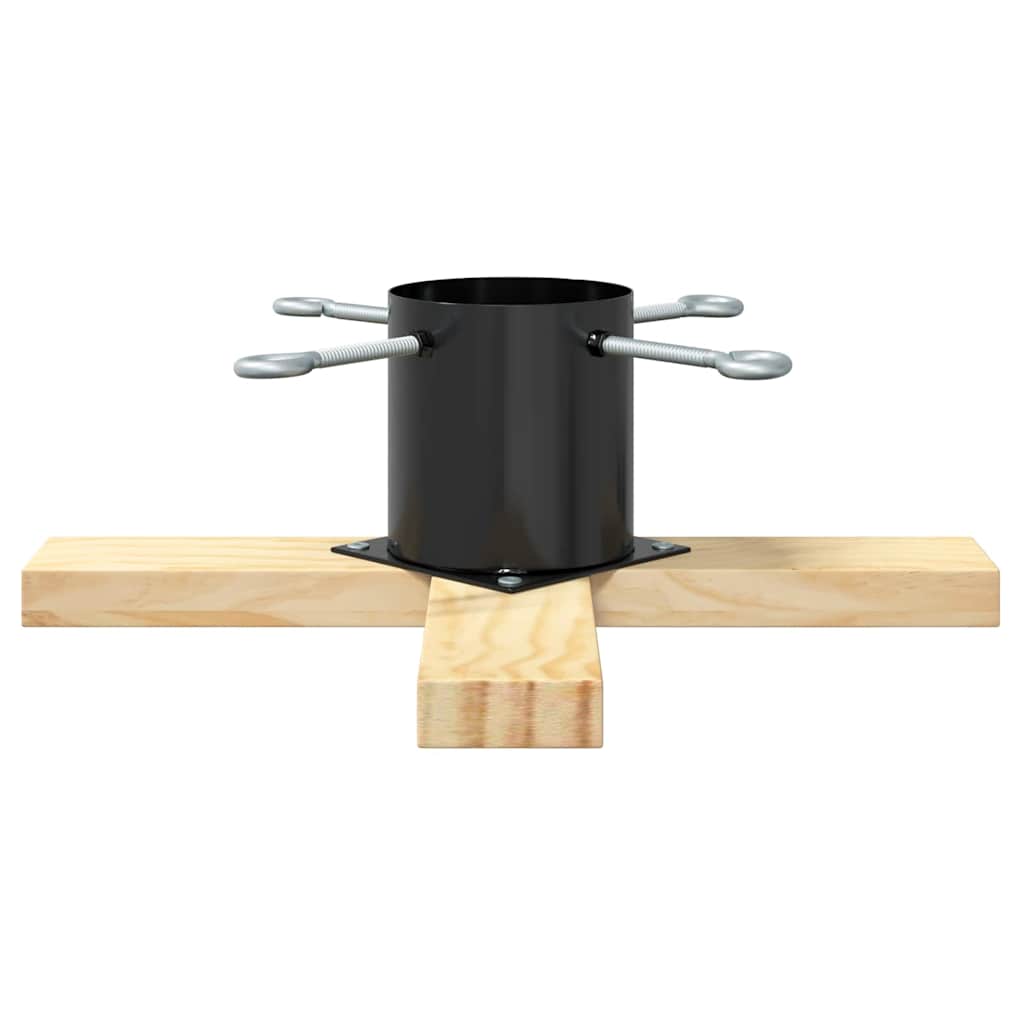 Pied de Sapin de Noël 1.73 Noir 50 x 50 x 16 cm Pin massif - XIOS