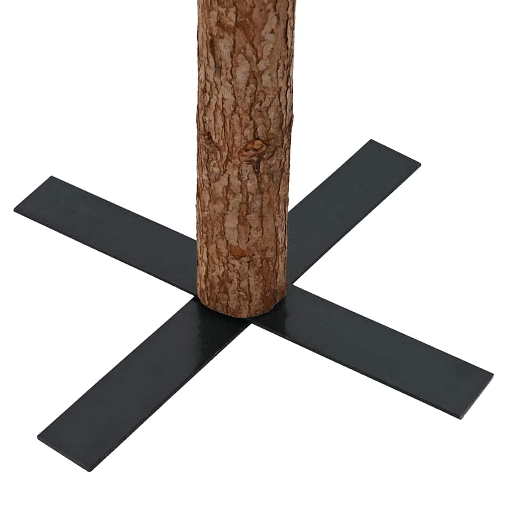 Sapin de Noël mince Vert 150 cm PVC et bois de pin massif - XIOS