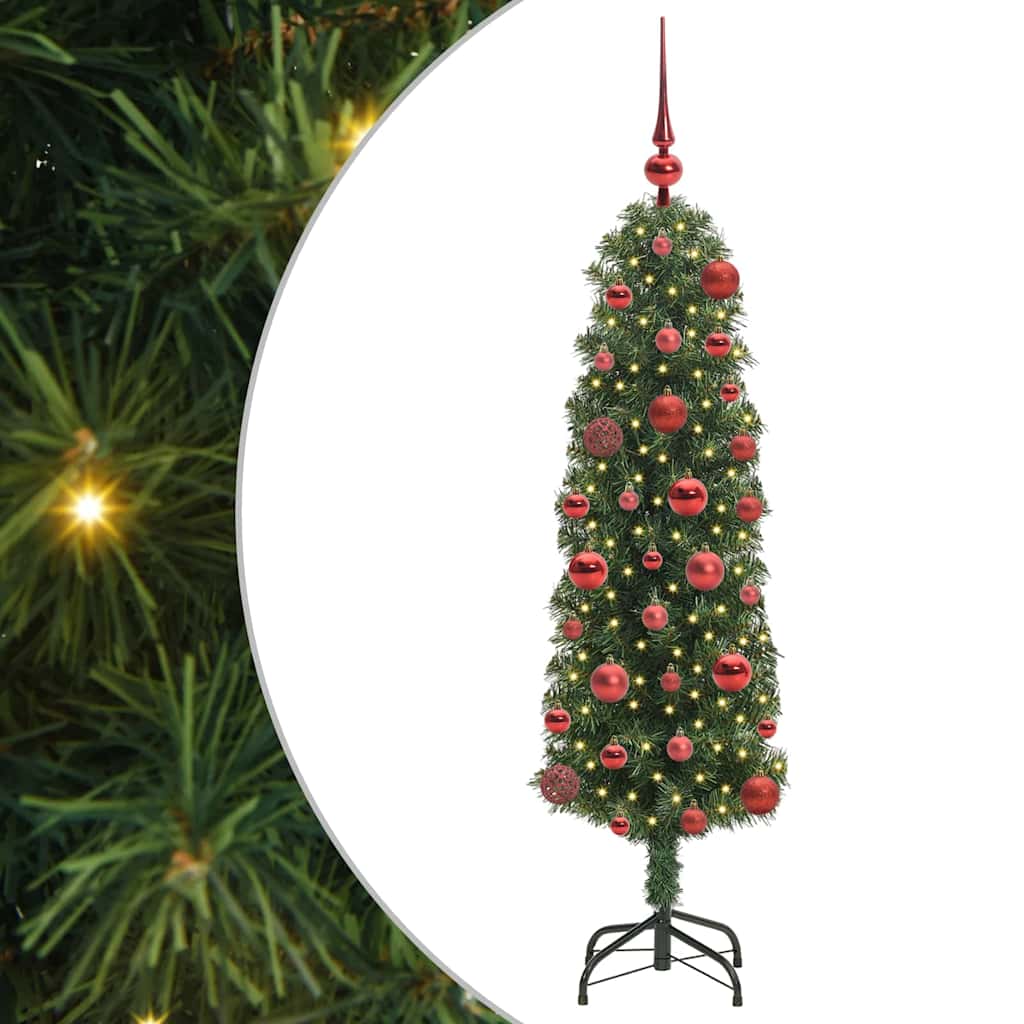 Sapin de Noël artificiel Vert 120 cm PVC et acier et plastique - XIOS