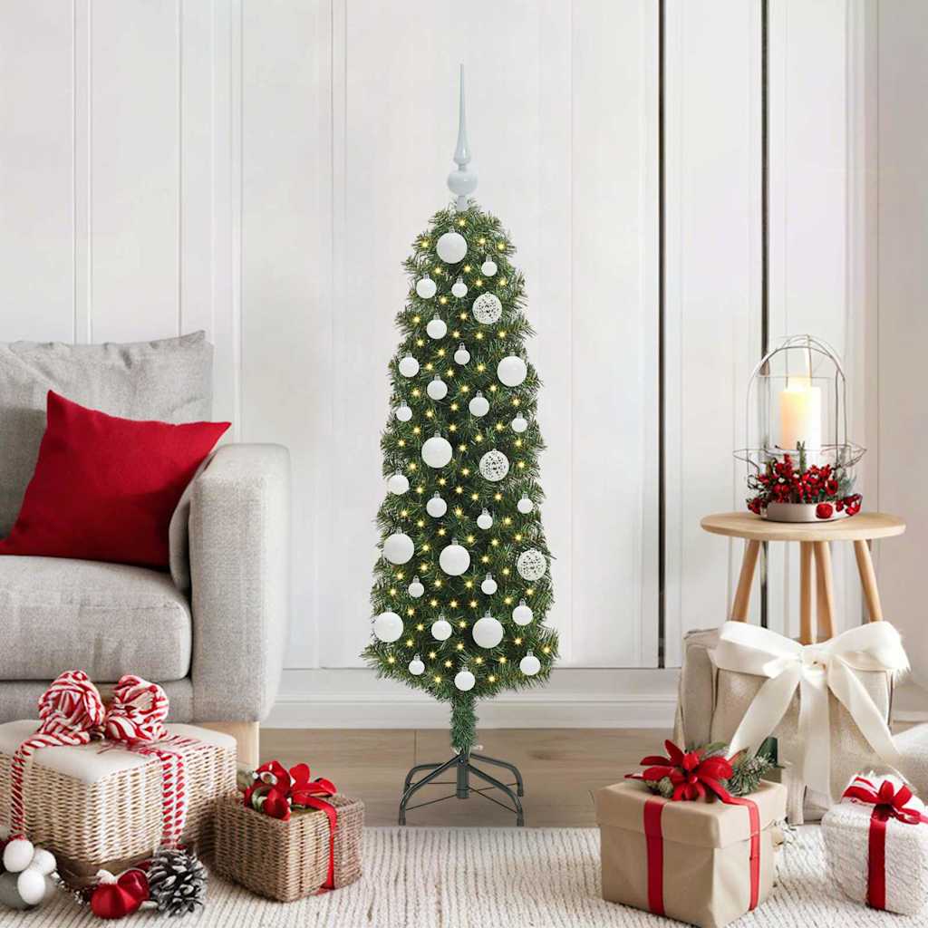 Sapin de Noël artificiel Vert 120 cm PVC et acier et plastique - XIOS