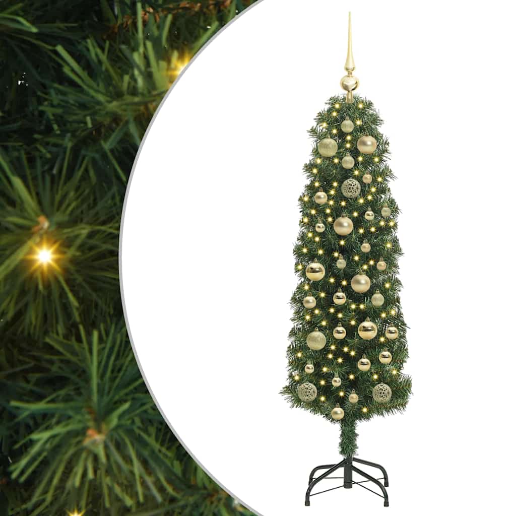 Sapin de Noël artificiel Vert 120 cm PVC et acier et plastique - XIOS
