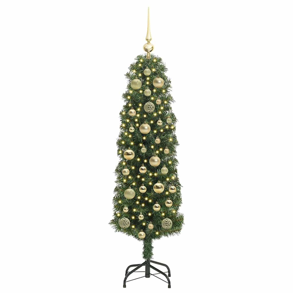 Sapin de Noël artificiel Vert 120 cm PVC et acier et plastique - XIOS