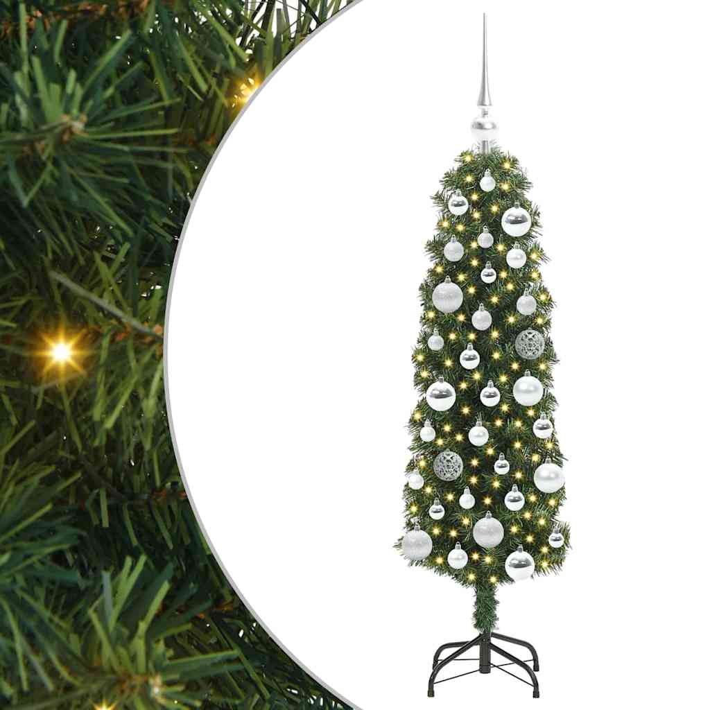 Sapin de Noël artificiel Vert 120 cm PVC et acier et plastique - XIOS