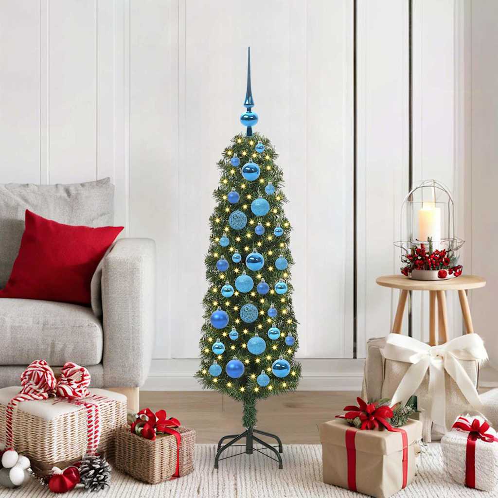 Sapin de Noël artificiel Vert 120 cm PVC et acier et plastique - XIOS