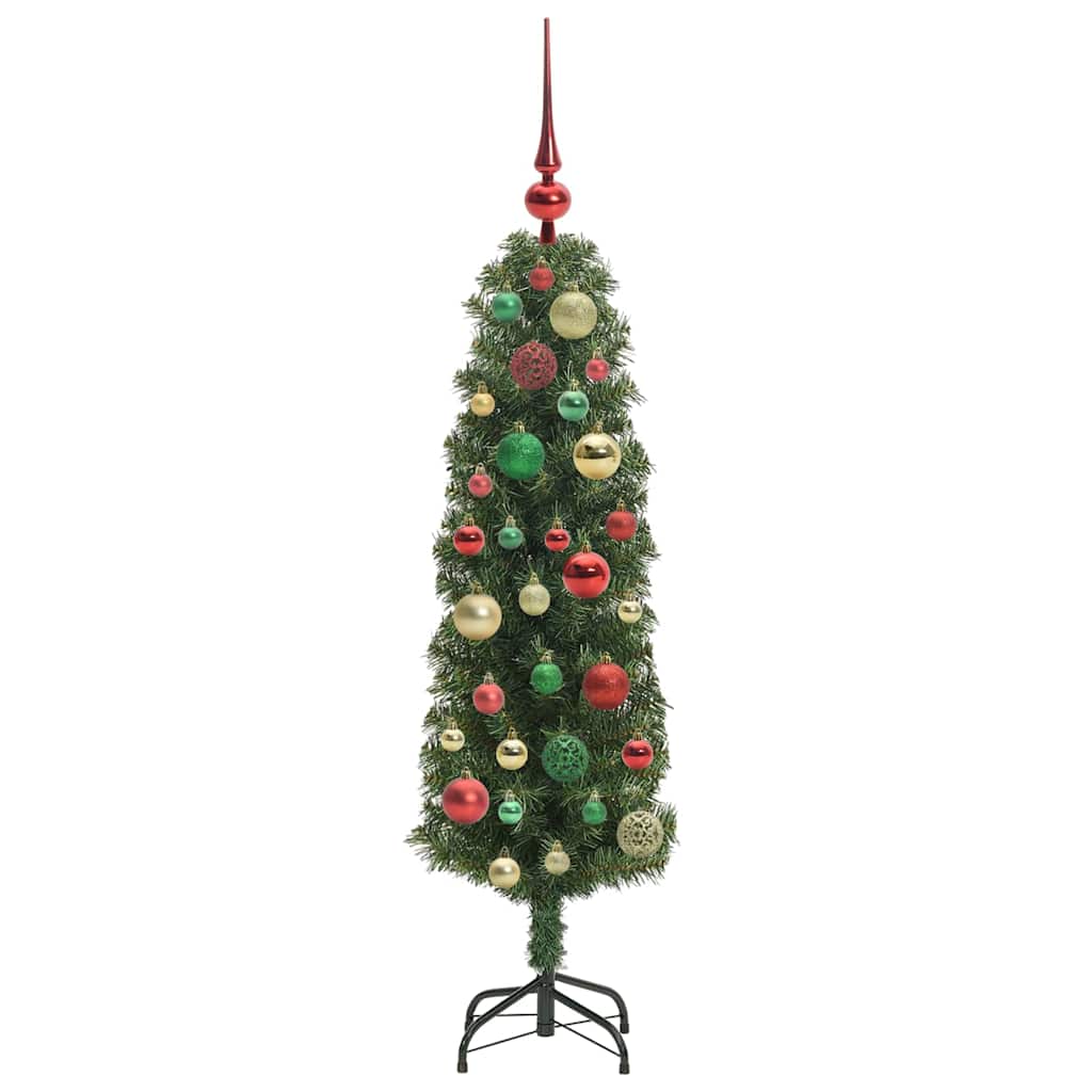 Sapin de Noël artificiel Vert 120 cm PVC et acier et plastique - XIOS