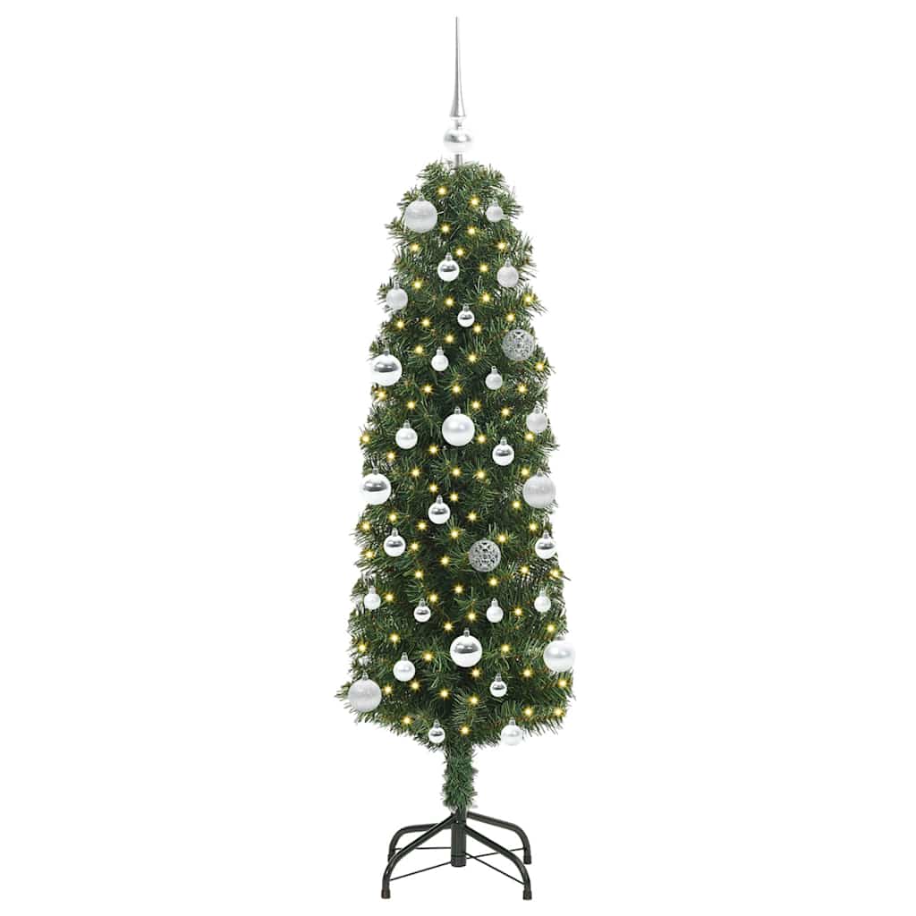 Sapin de Noël artificiel Vert 150 cm PVC et acier et plastique - XIOS