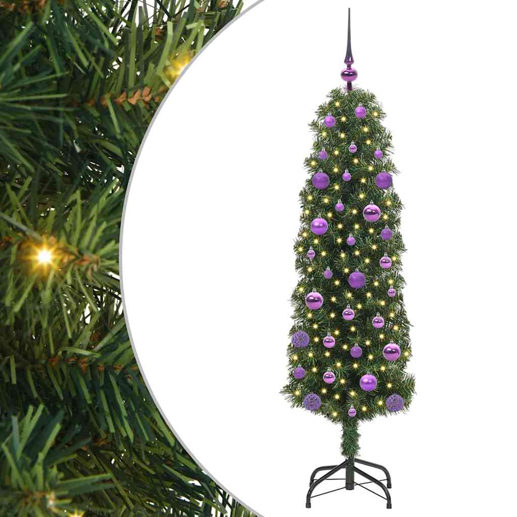 Sapin de Noël artificiel Vert 150 cm PVC et acier et plastique - XIOS