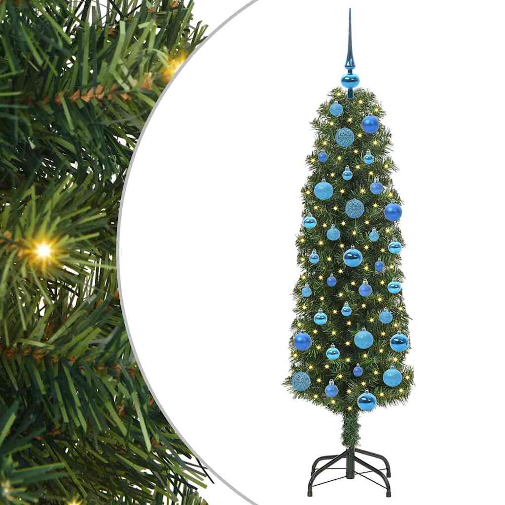 Sapin de Noël artificiel Vert 150 cm PVC et acier et plastique - XIOS