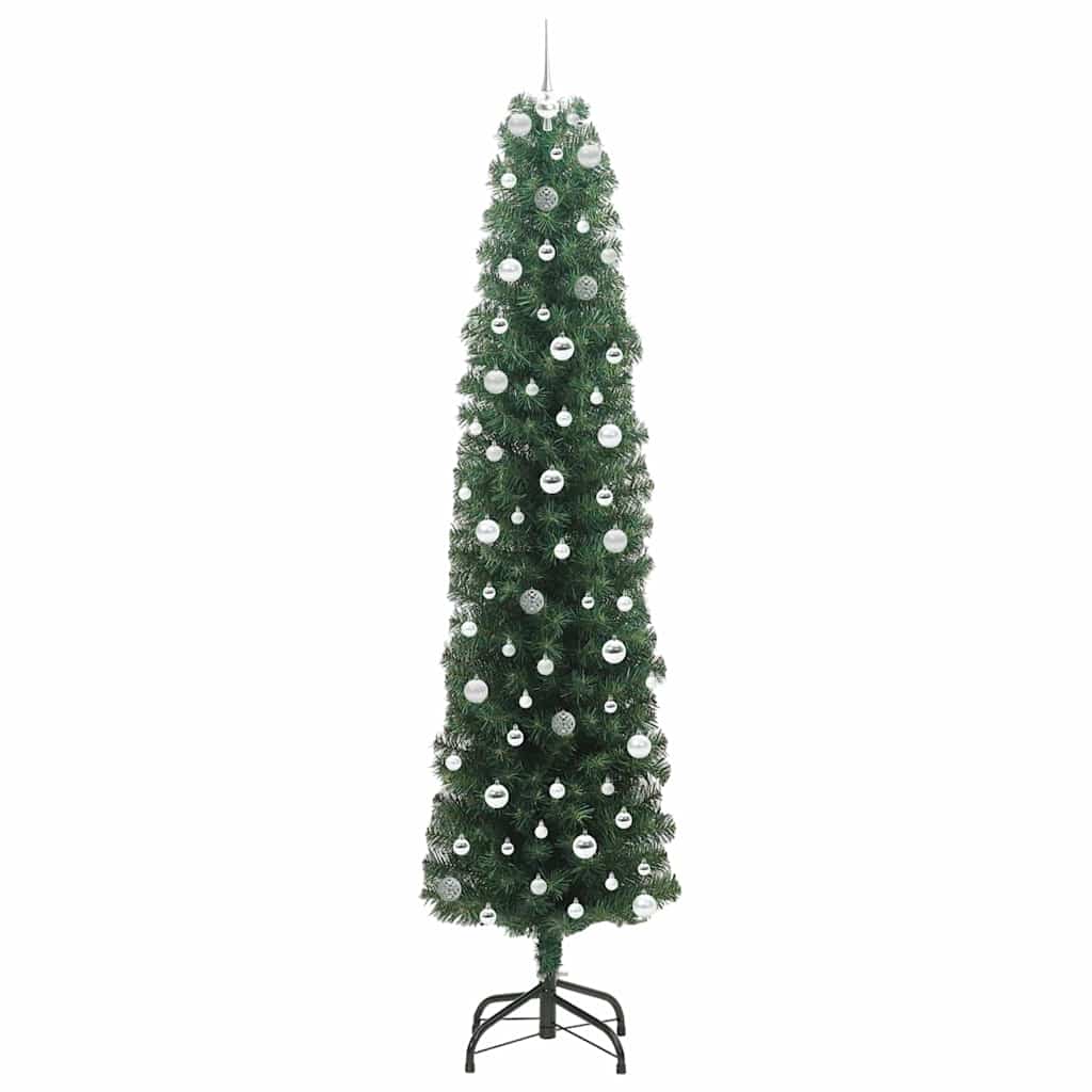 Sapin de Noël artificiel Vert 240 cm PVC et acier et plastique - XIOS