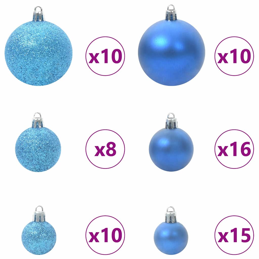 Sapin de Noël artificiel Vert 240 cm PVC et acier et plastique - XIOS