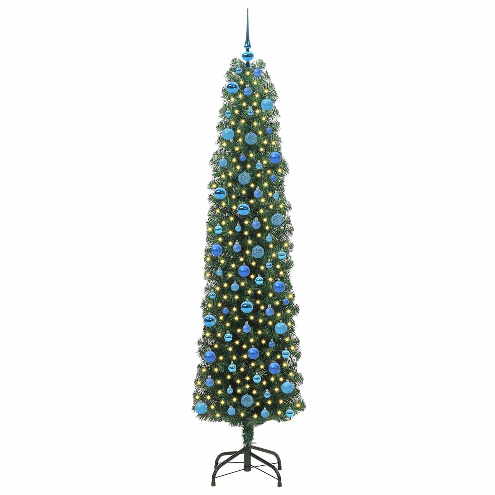 Sapin de Noël artificiel Vert 240 cm PVC et acier et plastique - XIOS