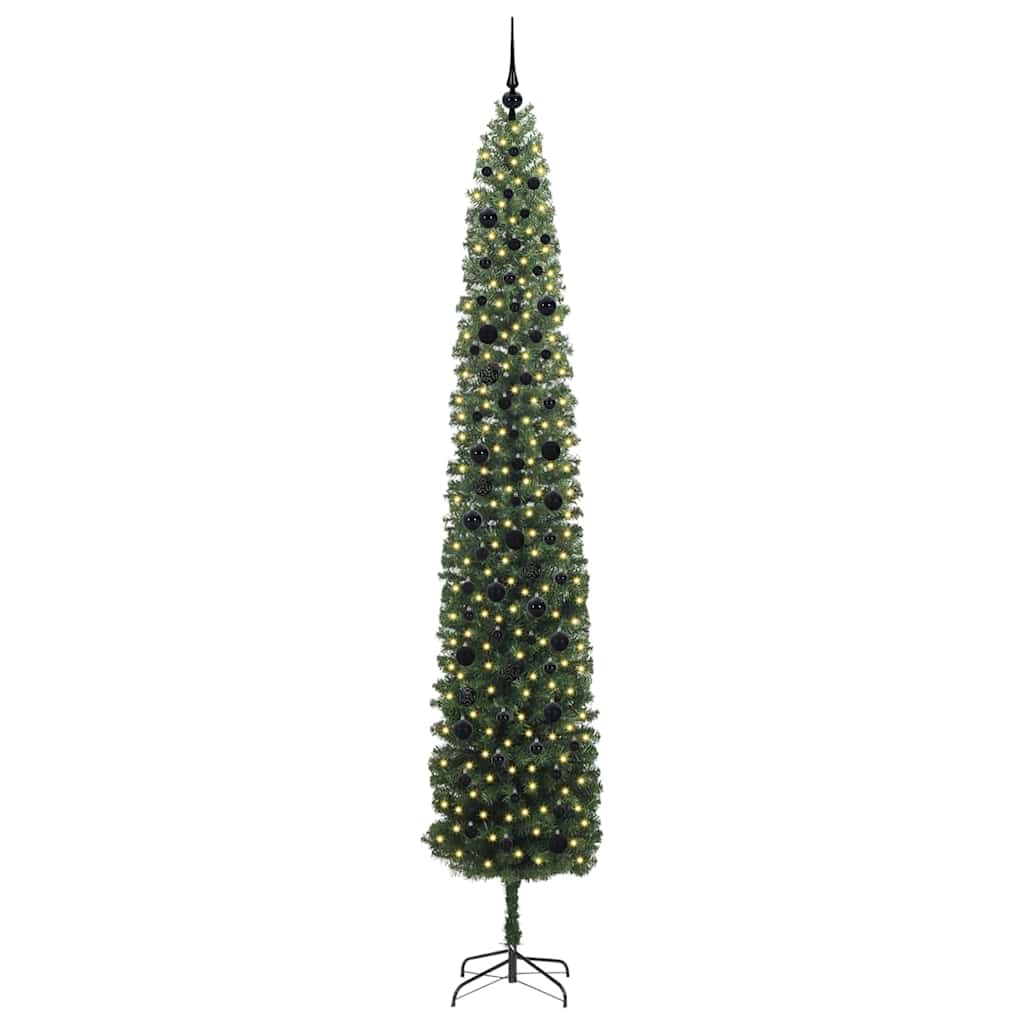 Sapin de Noël artificiel Vert 270 cm PVC et acier et plastique - XIOS